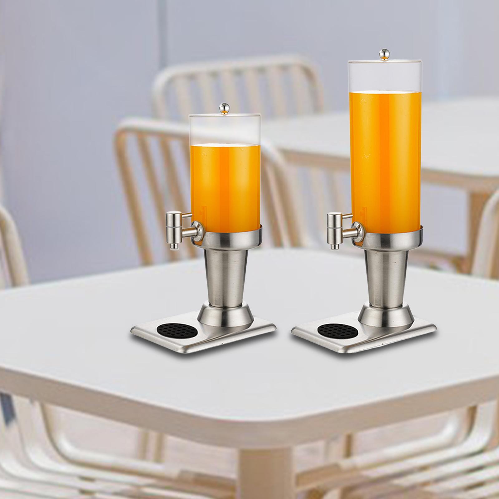 Cold Drink Dispenser - Getränkespender-Krug, transparenter Eiszylinder, Behälter für kalte