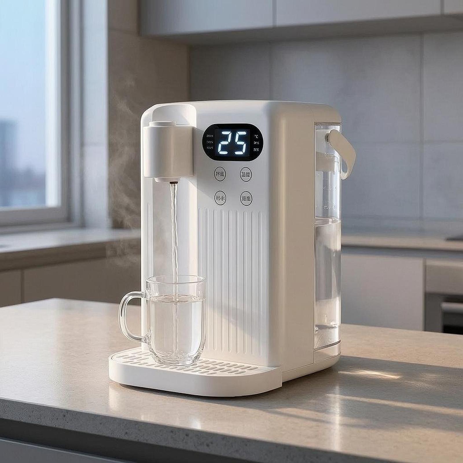 Cold Drink Dispenser - Einstellbarer Temperatur-Tischwasserspender Elektrische Heiß- und Kaltgetränkemaschine