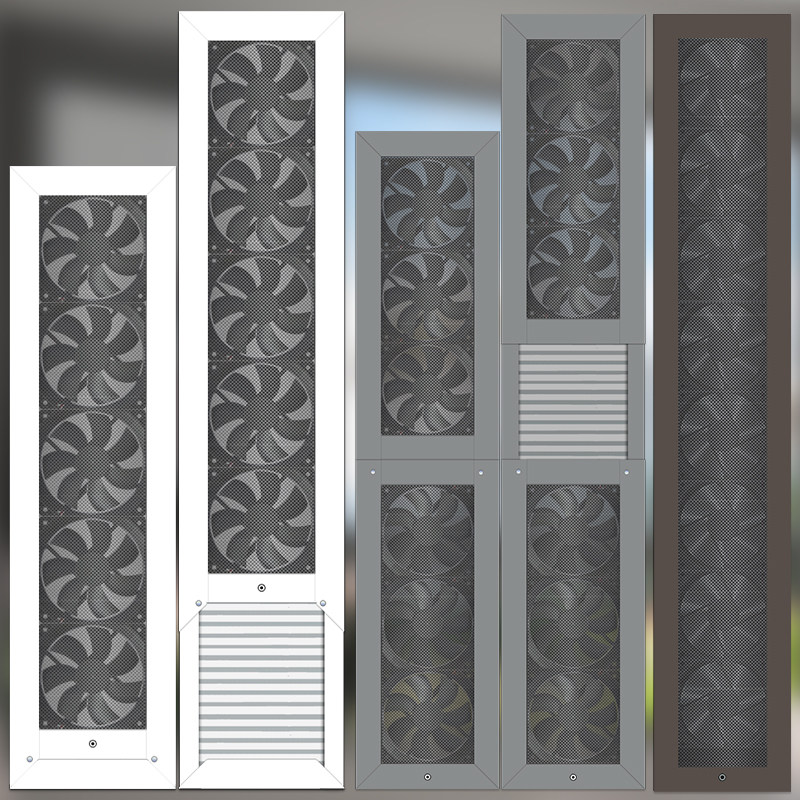 Commercial Kitchen Ventilation - Fensterlüfter ohne Bohren, Abluftventilator für Küche,