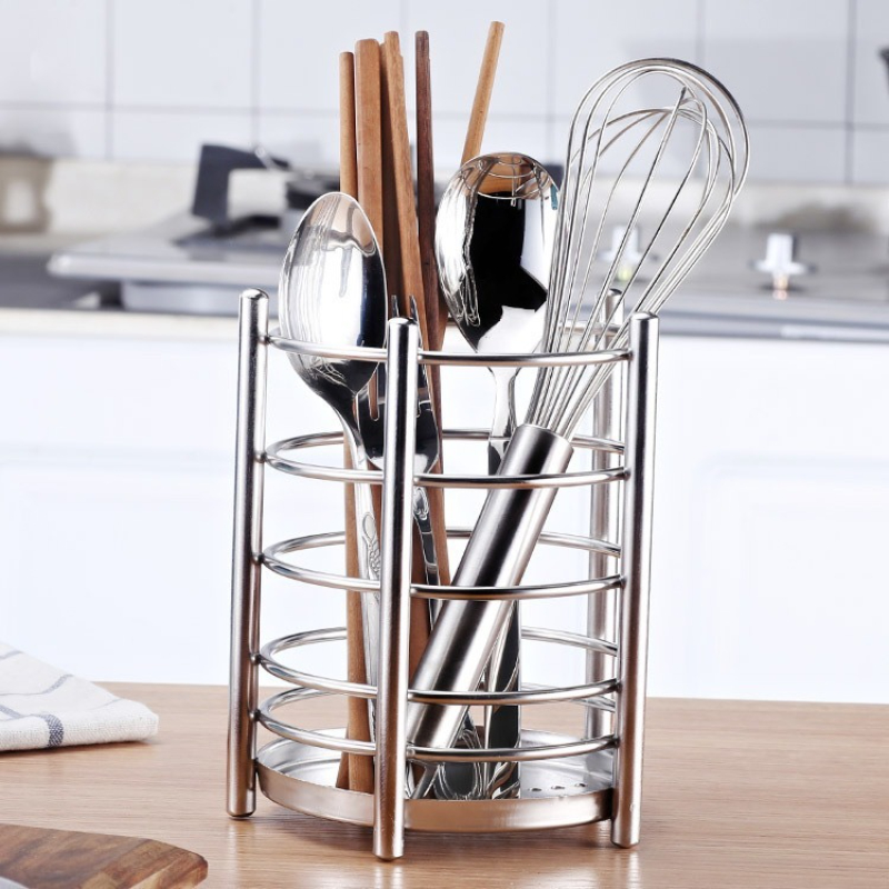 Commercial Kitchen Utensil Storage - Verstärkter Abtropfbarer Stäbchenhalter, Vielseitiger Küchenutensilien-Organizer, Haushalts-