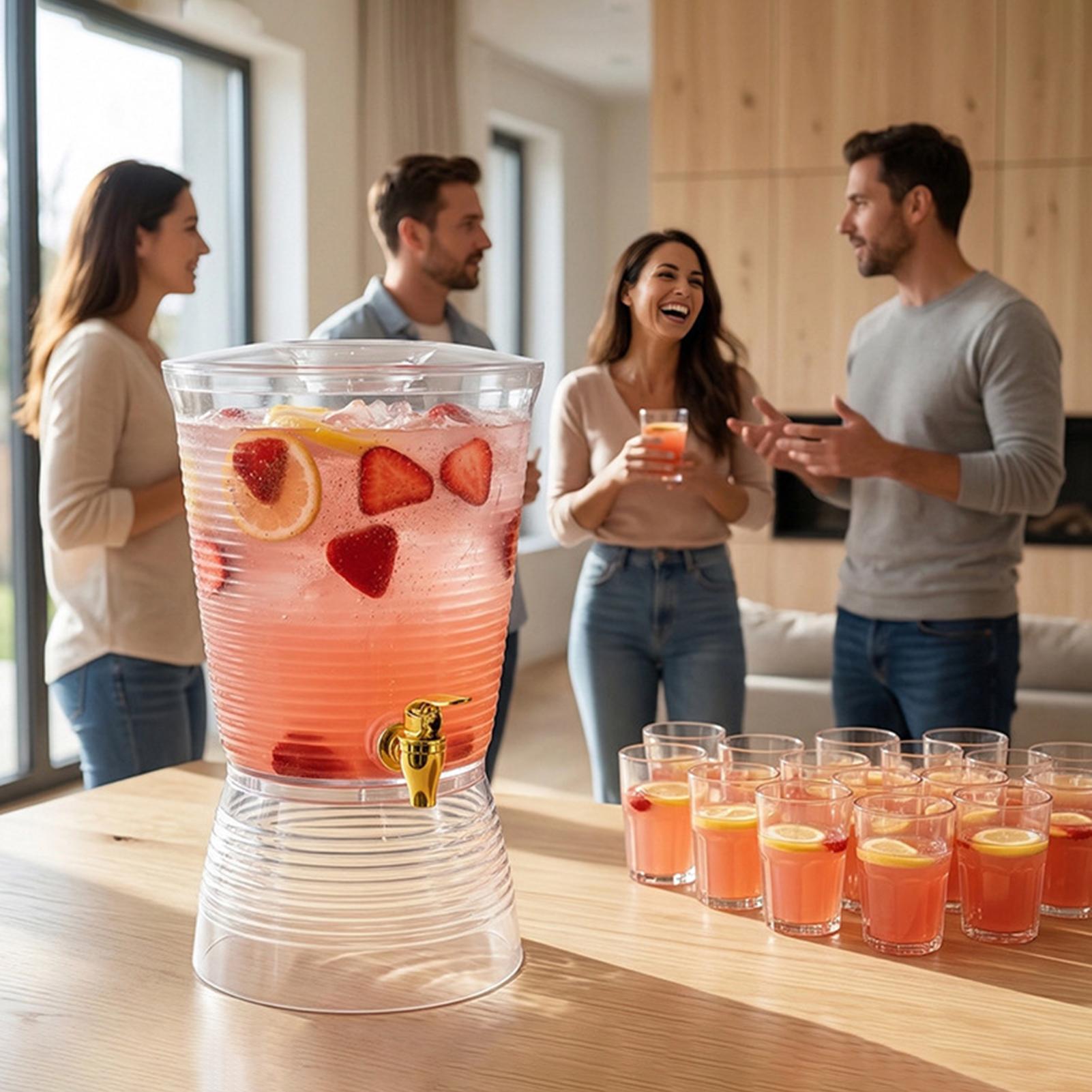 Cold Drink Dispenser - Getränkespender für Partys, 6 l, Behälter