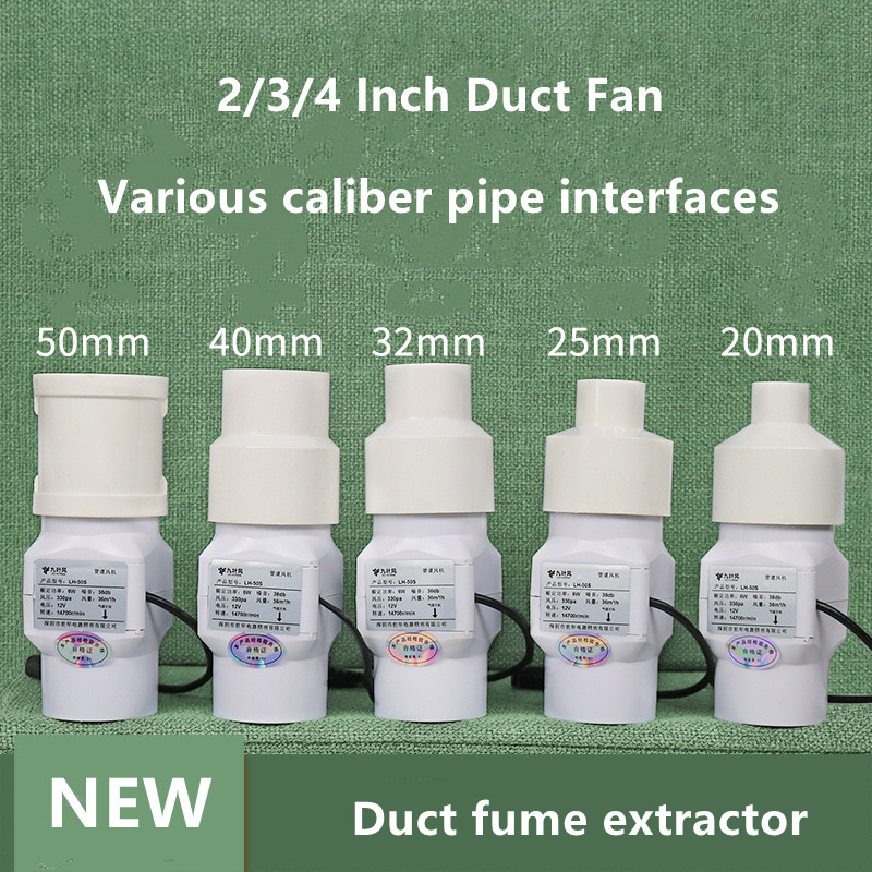 Commercial Kitchen Ventilation - Kleiner Abluftventilator, Küchenabluftventilator, 2/2,5/3,2/4/5/7,5/11 cm, Abluftventilator,
