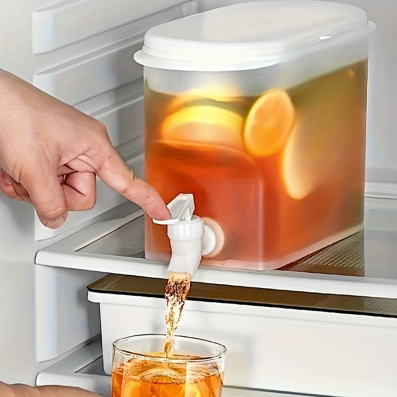Cold Drink Dispenser - 3,5L Wasserbehälter mit Zapfhahn Getränkespender für