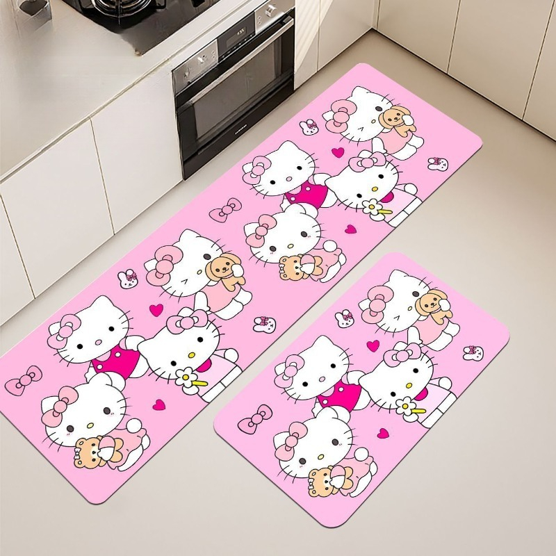 Kawaii Hello Kitty Bodenmatte  – Kitchen Flooring Commercial Bewertung und Preis