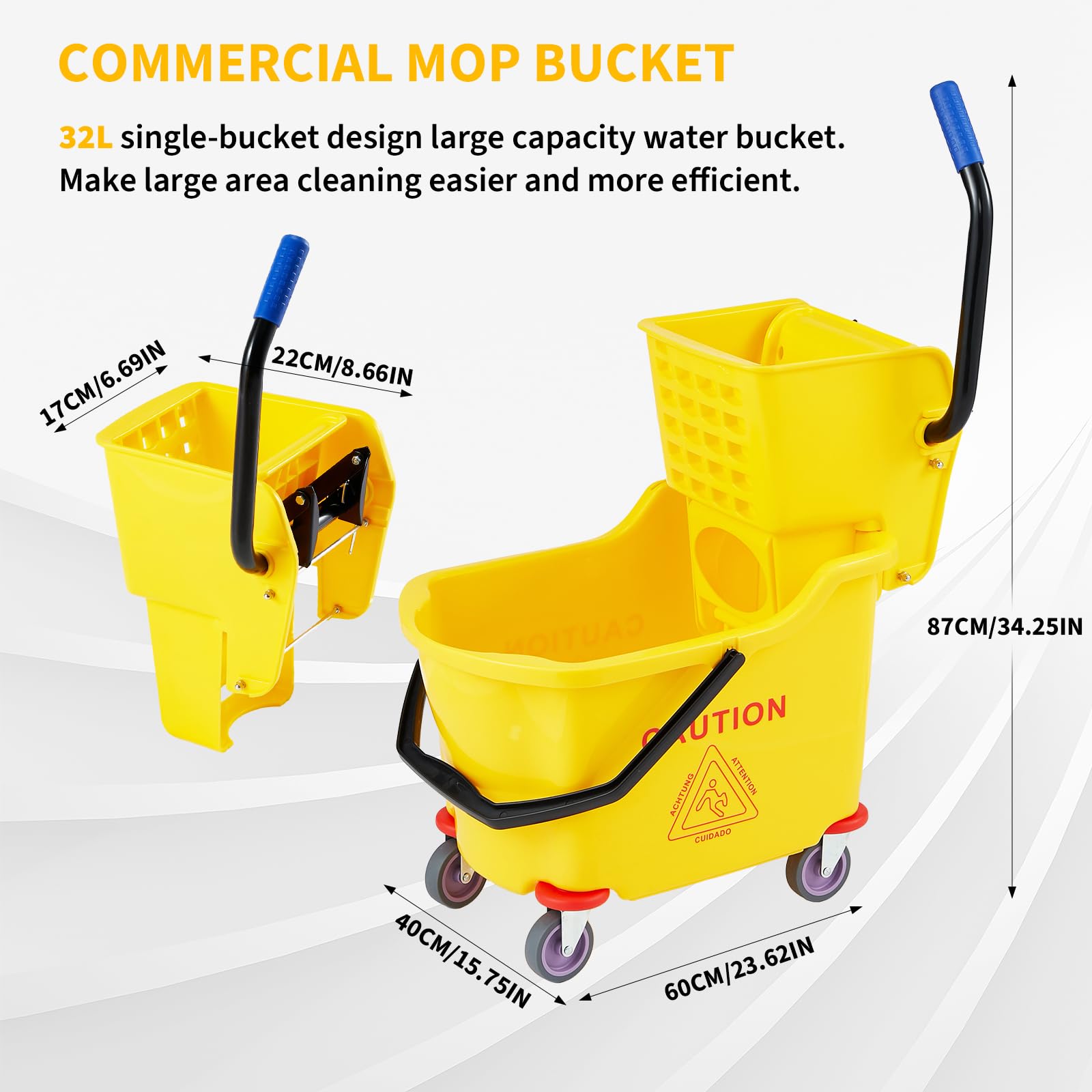 Gewerblicher Moppeimer mit Sei – Kitchen Flooring Commercial Bewertung und Preis