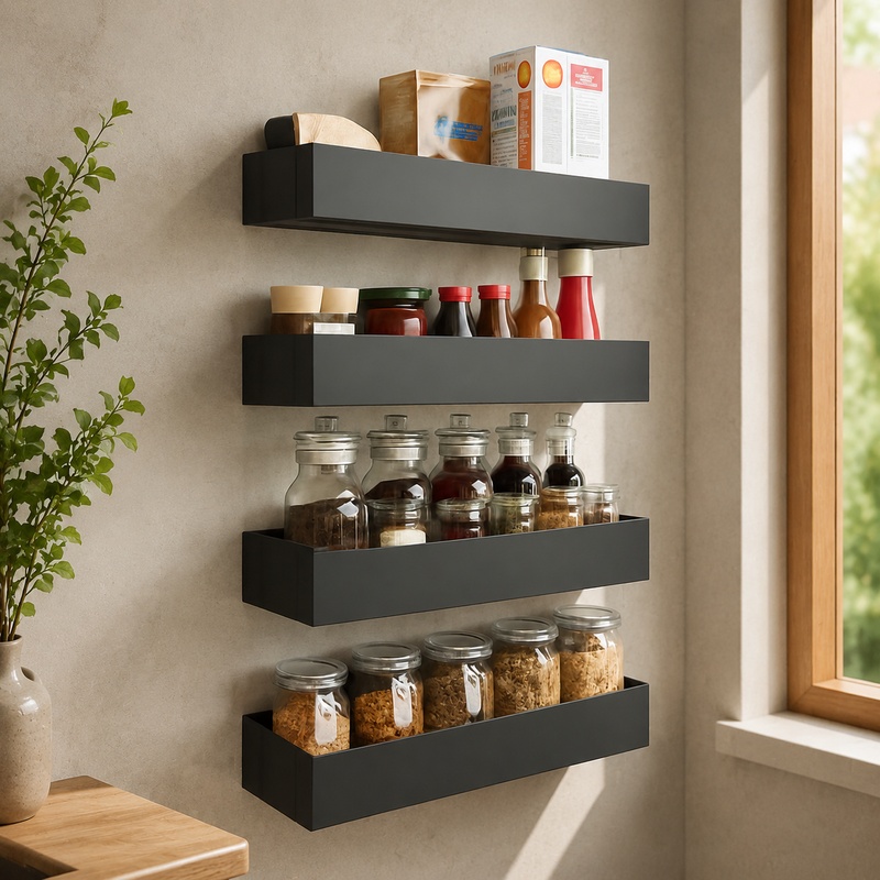 Magnetisches schwarzes Eisenre – Commercial Kitchen Shelving Bewertung und Preis