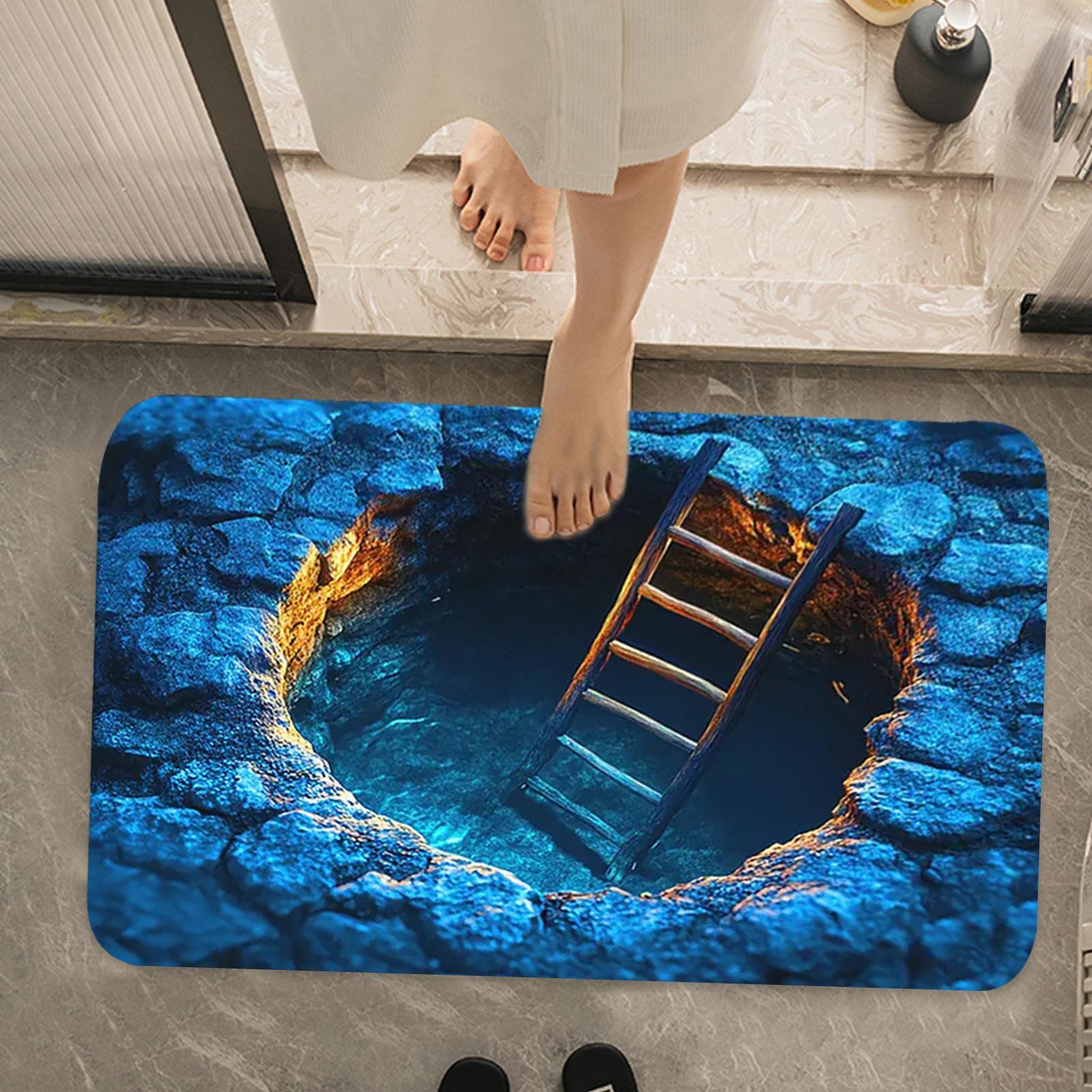 3D-Teppich mit optischer Täusc – Kitchen Flooring Commercial Bewertung und Preis